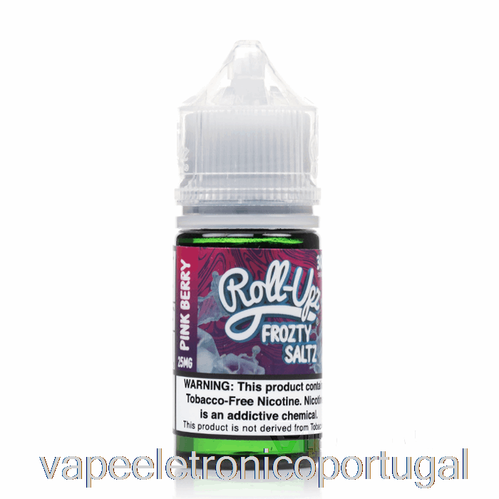 Vape Eletrônico Pink Berry Ice - Suco Roll-upz Salt - 30ml 50mg